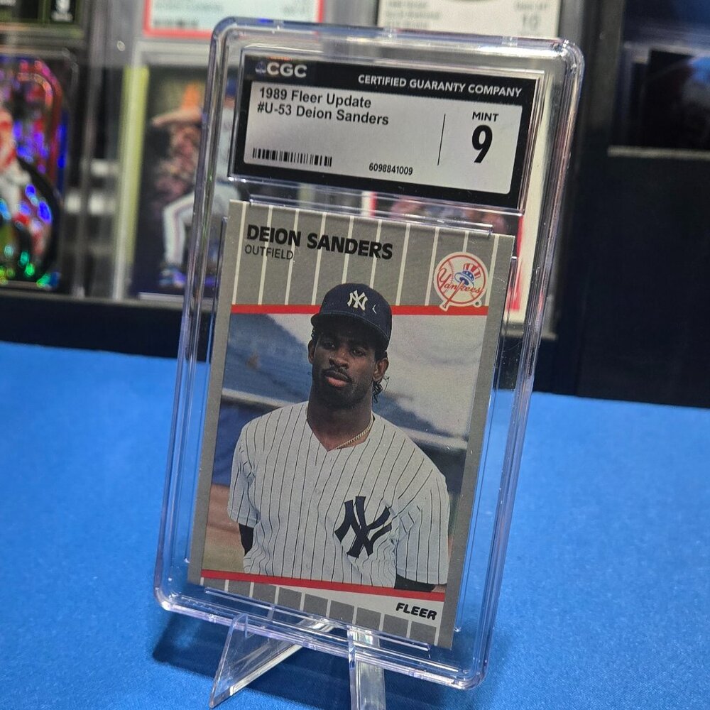 1989 Fleer Update #U-53 Deion Sanders (RC) (CGC 9)
